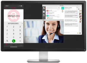 atlantech|softphone - In Call GROUP Desktop